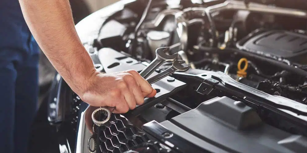 Herstelling aan de motor